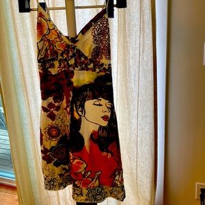 Summer dress, boho style, size 2, Soho